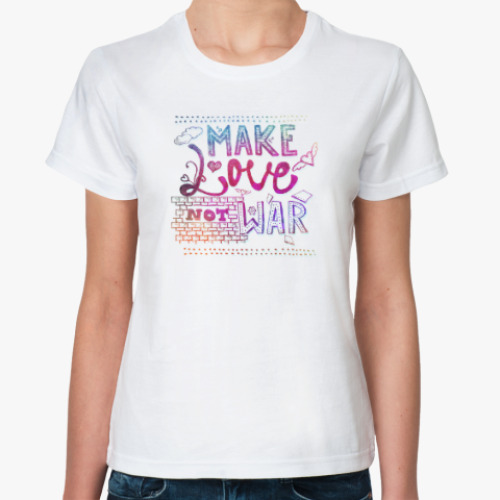 Классическая футболка Make Love