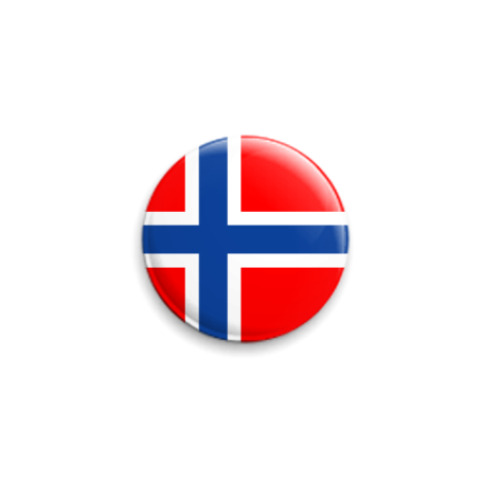 Значок 25мм  Норвегия