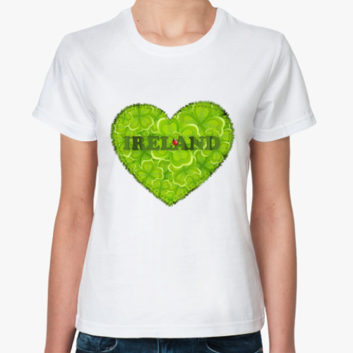 Классическая футболка Love Ireland