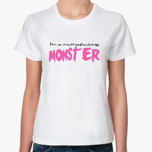 Классическая футболка  Monster