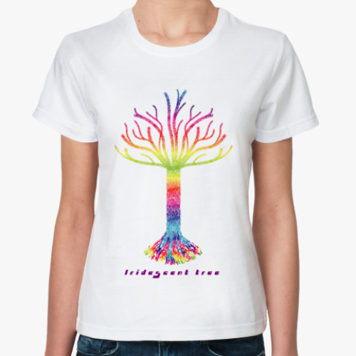Классическая футболка Iridescent tree