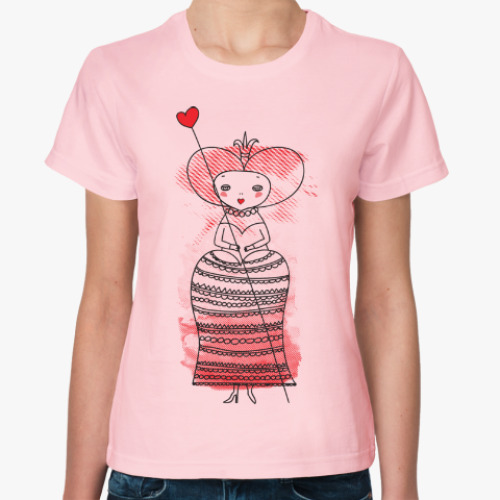 Женская футболка Queen of Hearts, Alice's Adventures in Wonderland