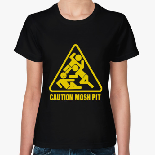 Женская футболка Moshpit  футболка