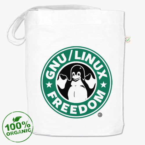 Сумка шоппер GNU Linux Freedom