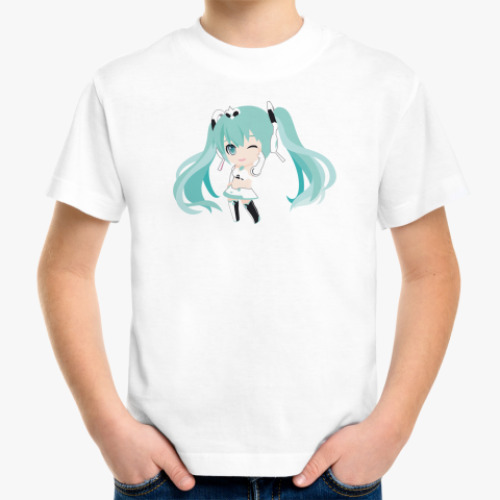 Детская футболка аниме Miku