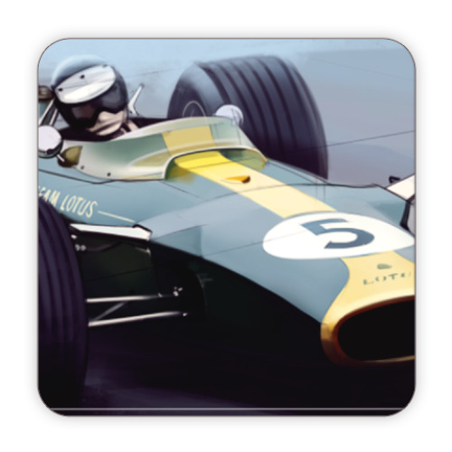 Костер (подставка под кружку) Formula 1