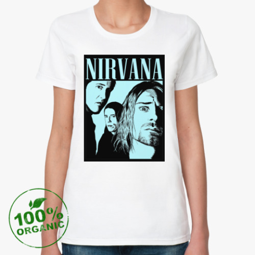 Женская футболка из органик-хлопка Nirvana
