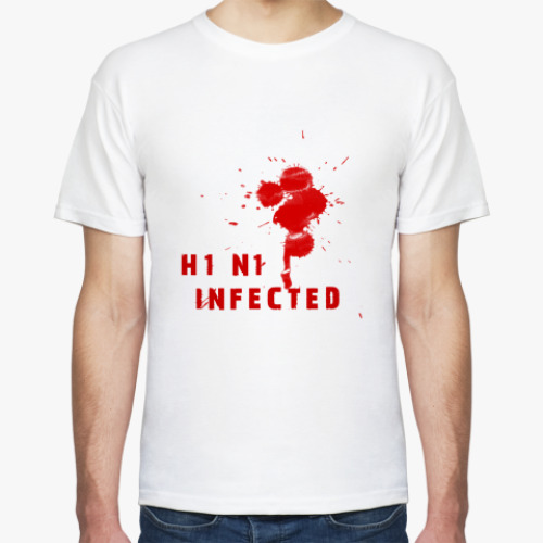 Футболка A_H1N1 Infected