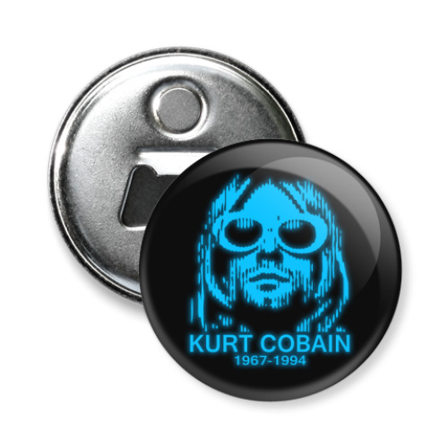 Магнит-открывашка Kurt Cobain