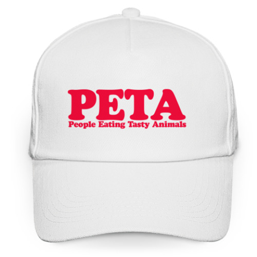 Кепка бейсболка PETA