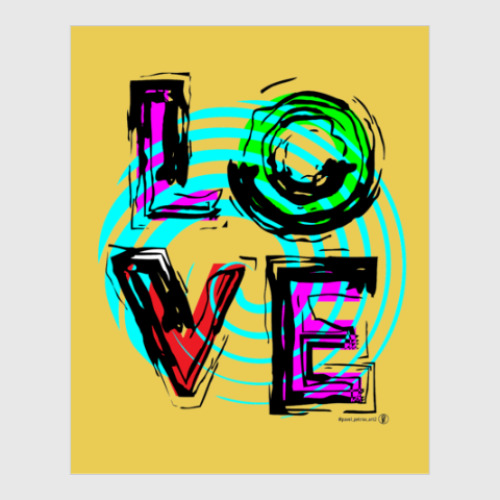 Постер LOVE, любовь.