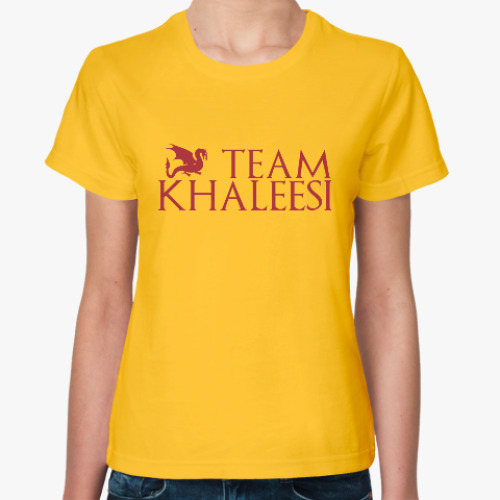 Женская футболка Команда Кхалиси