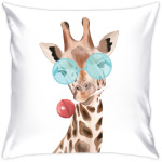 Подушка с жирафом