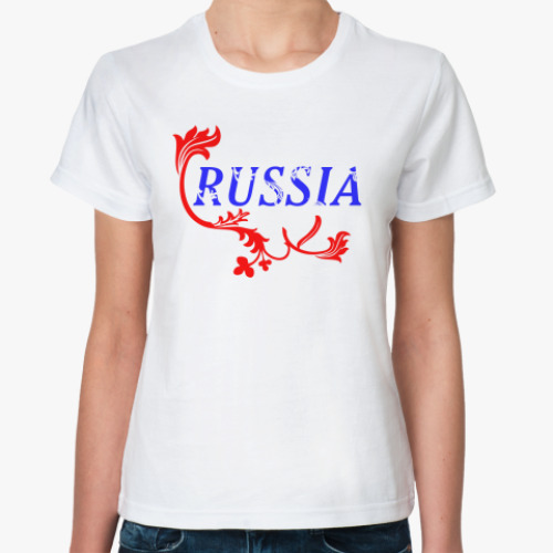 Классическая футболка Российская Федерация