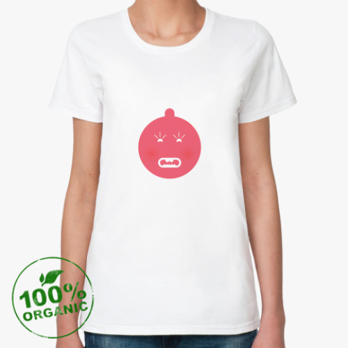 Женская футболка из органик-хлопка «Горячая»