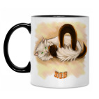 Кружка двухцветная