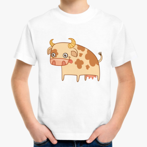 Детская футболка Корова