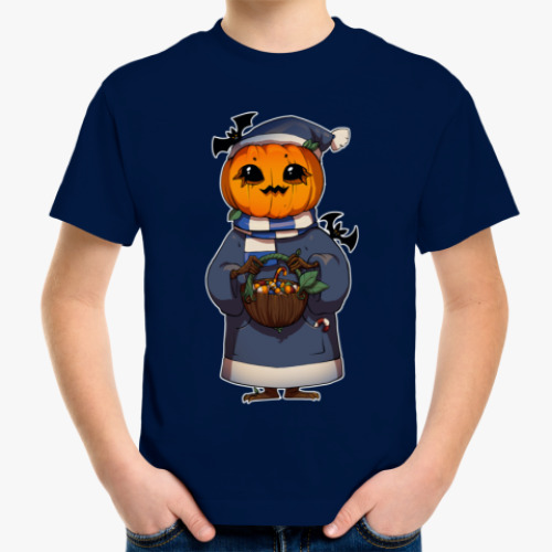 Детская футболка Маленький гость Хэллоуина