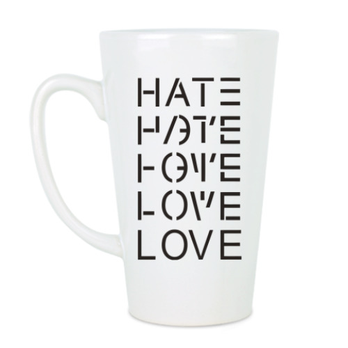 Чашка Латте Hate/Love