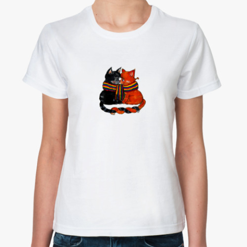 Классическая футболка Love Cats