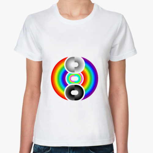 Классическая футболка Improved Rainbow