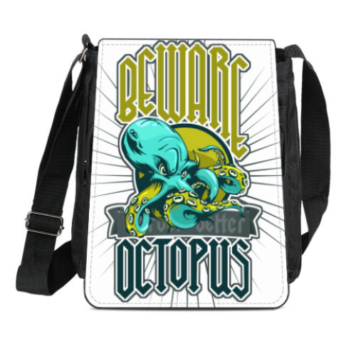 Сумка-планшет Beware octopus