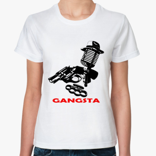 Классическая футболка Rap Gangsta