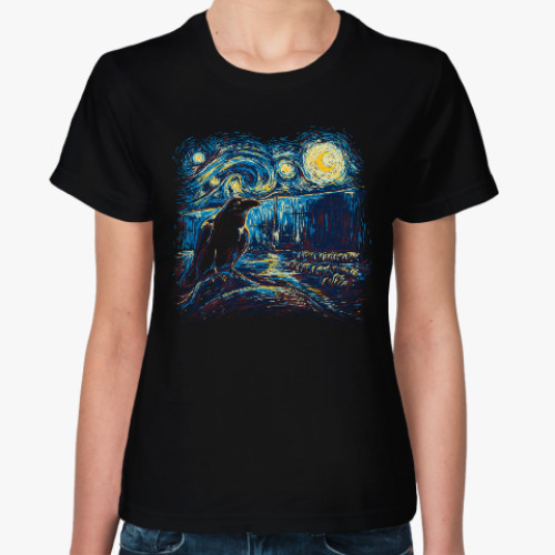 Женская футболка Ночной Дозор (Ван Гог)
