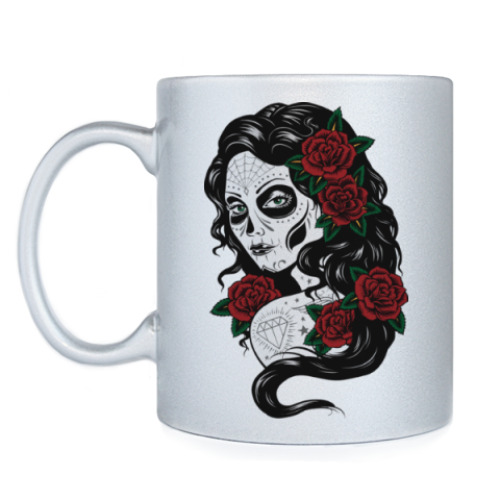 Кружка Sugar Skull Мексиканский череп
