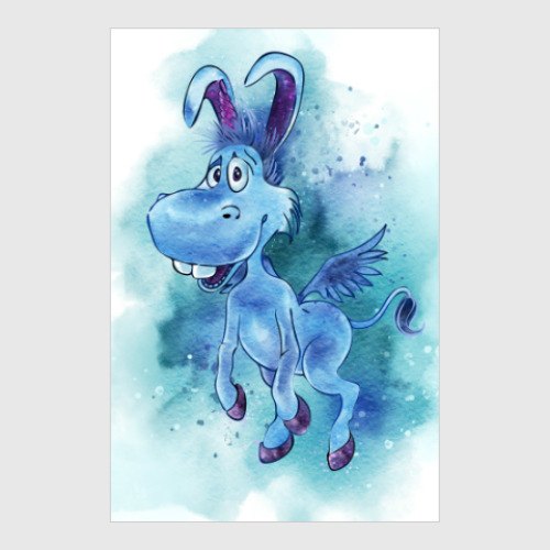 Постер Happy the unicorn