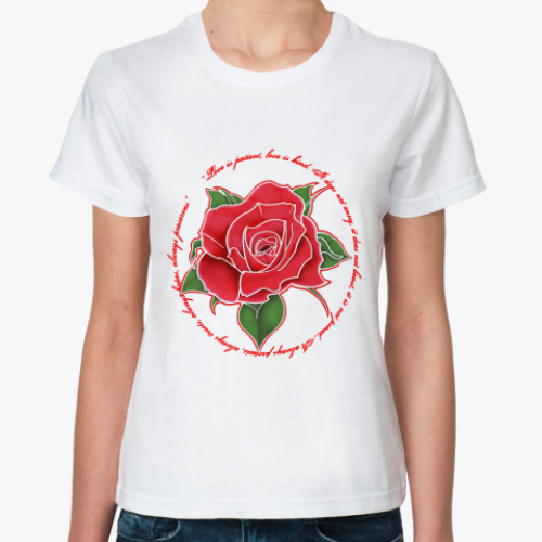 Классическая футболка Rose
