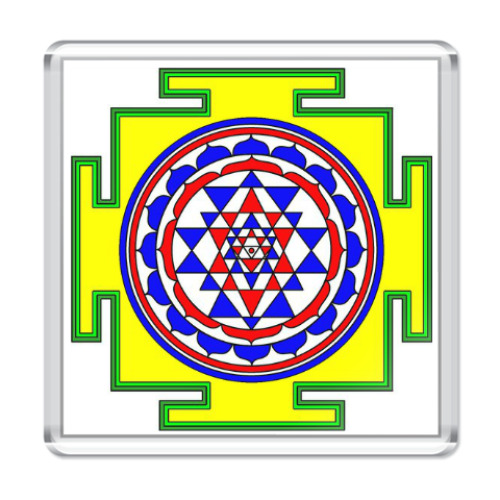 Магнит Шри Янтра символ мандала