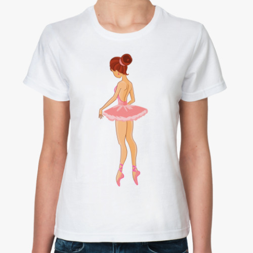Классическая футболка Балерина