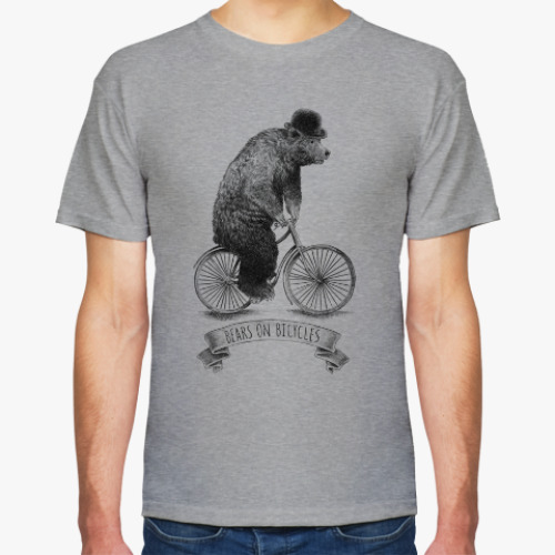 Футболка Медведь на велосипеде