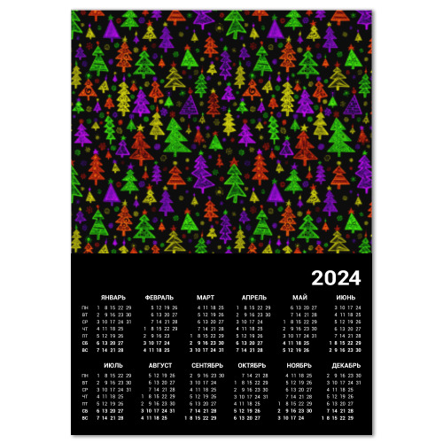 Календарь 365 новогодних ёлок