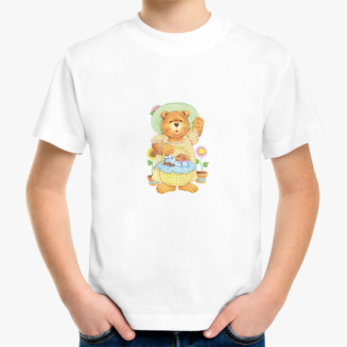 Детская футболка Медведица