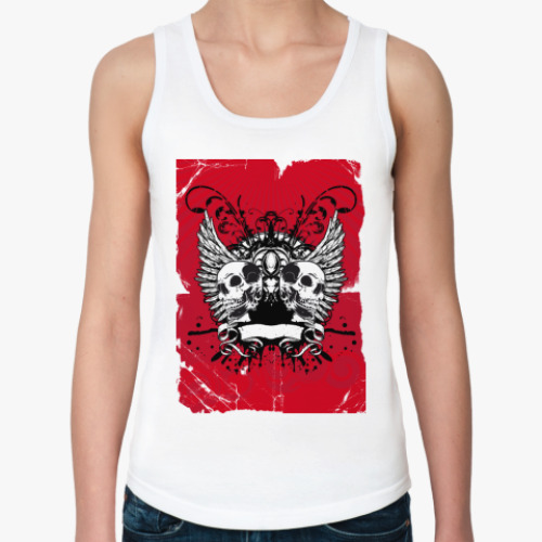 Женская майка Skulls