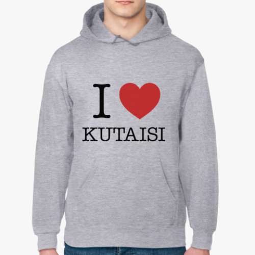 Толстовка худи I love Kutaisi