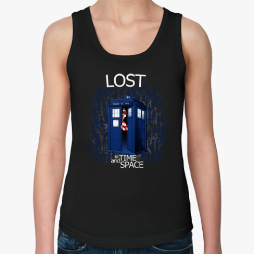 Женская майка LOST (Тардис)