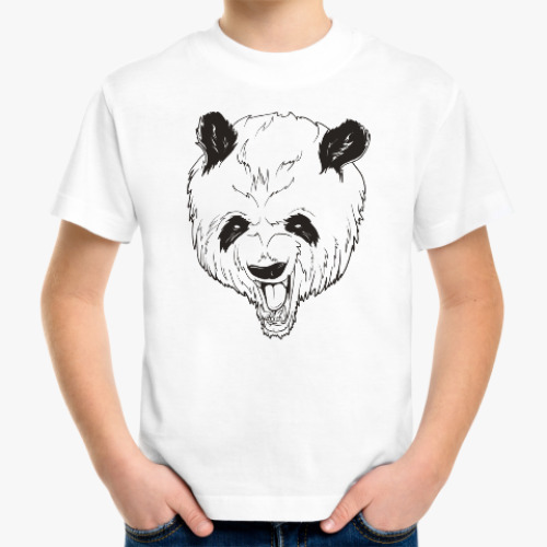 Детская футболка Панда Медведь Злой Bear Panda