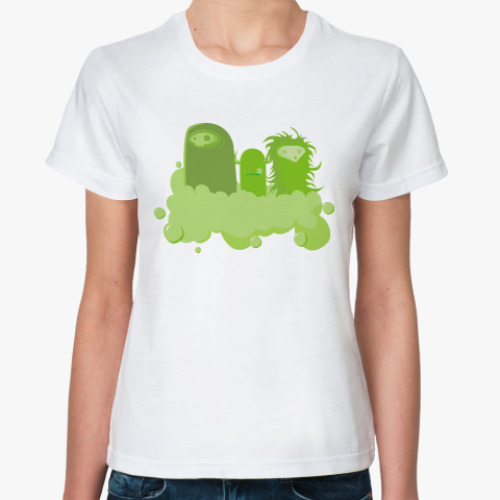Классическая футболка Green worm