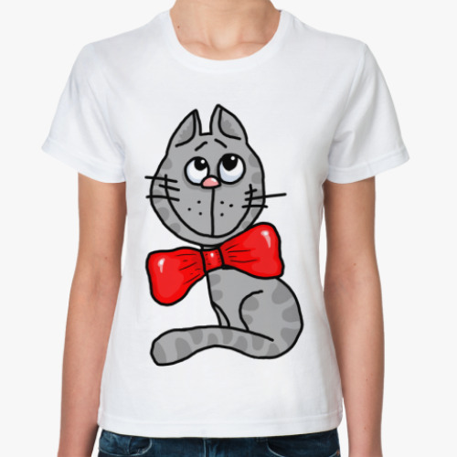 Классическая футболка Мой кот!