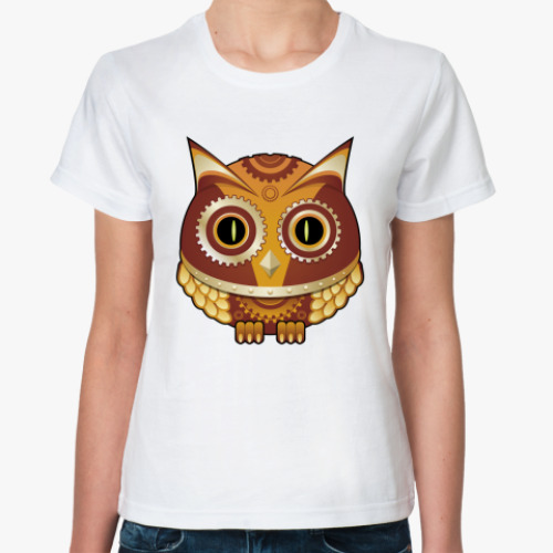 Классическая футболка Steamy Owl
