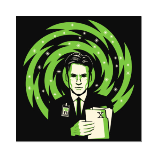 Наклейка (стикер) The X-Files Fox Mulder