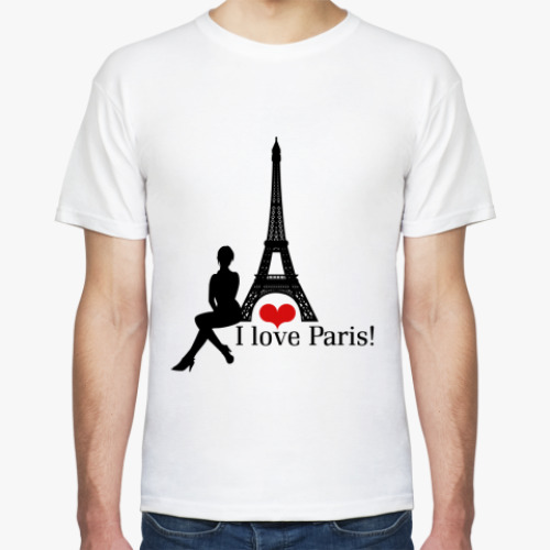 Футболка Я люблю Париж