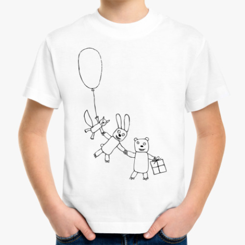 Детская футболка 'Звери'