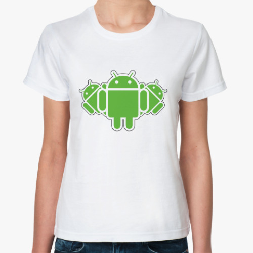 Классическая футболка  Androids