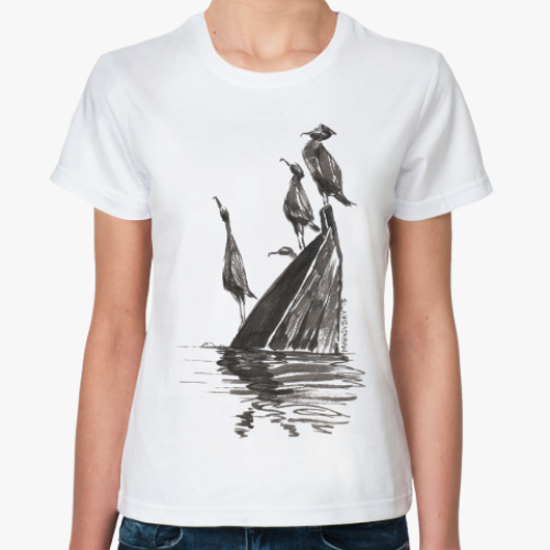 Классическая футболка Морские птицы