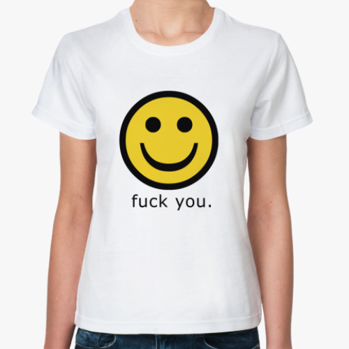Классическая футболка  SmileFuck