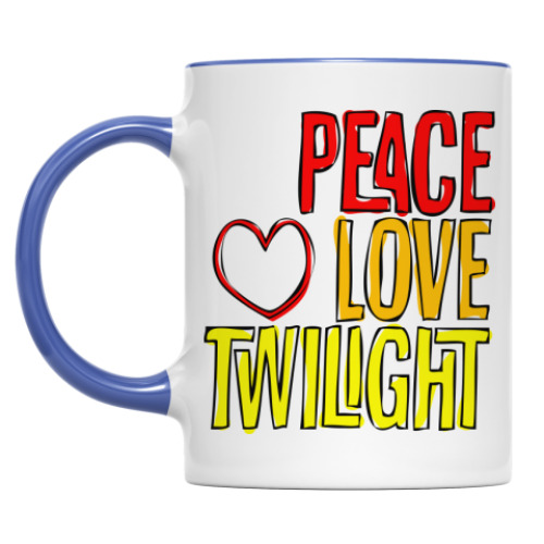 Кружка Peace Love Twilight